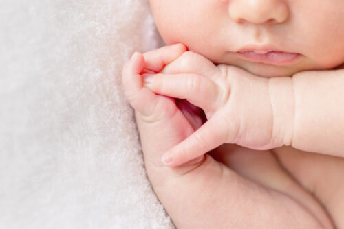 newborn baby asleep